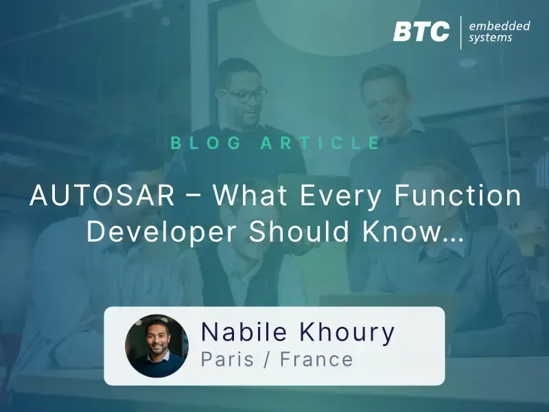 AUTOSAR – What Every Function Developer Should Know…