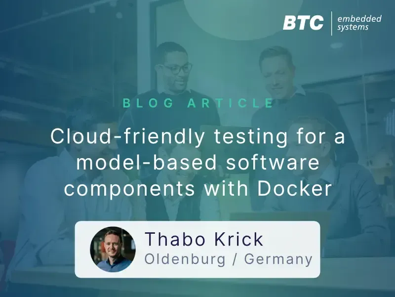 Cloud-friendly testing for of model-based software components with Docker
